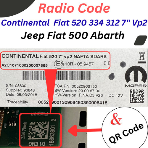 Codice sblocco per - sblocco, fiat