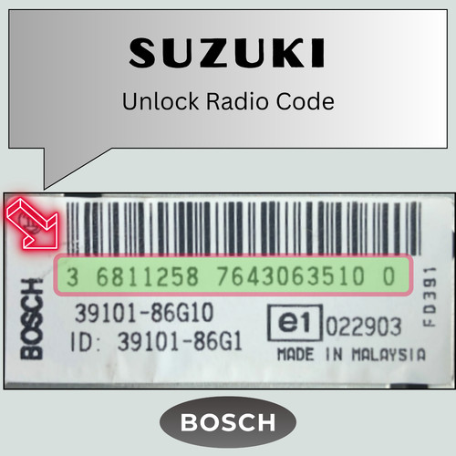 Codice sblocco radio - sblocco, per