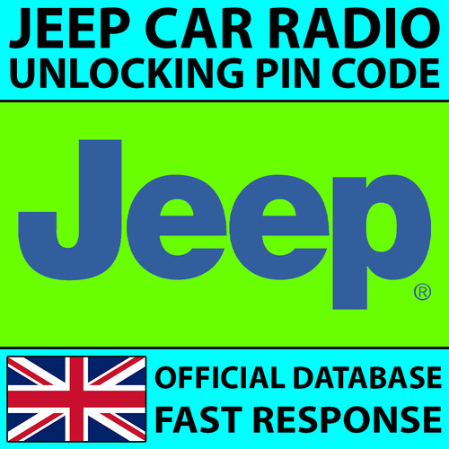 Pin sblocco radio jeep codice - pin,